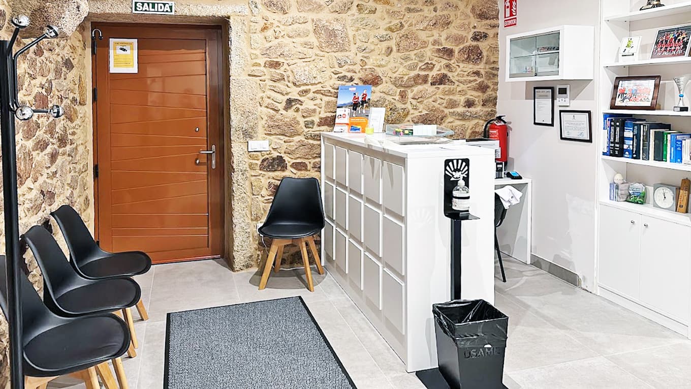 Zona de tratamiento de Clínica A Xunqueira, centro de fisioterapia en Cee